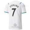 Maglia ufficiale Manchester City Raheem Sterling 7 Trasferta 2021-22 per Uomo